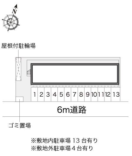サンシャイン(14939)の駐車配置図