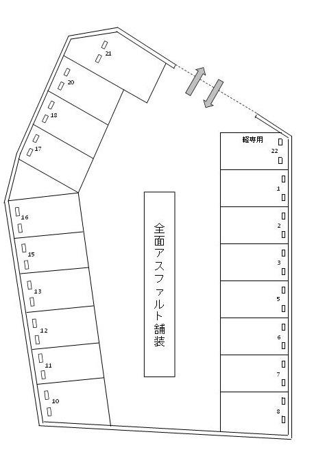 J-307の駐車配置図