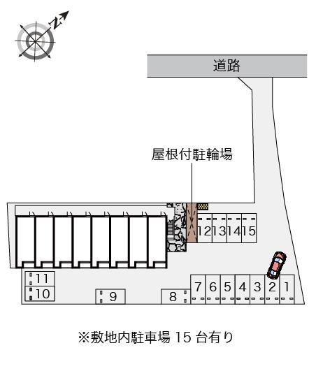 ローズ(54123)の駐車配置図