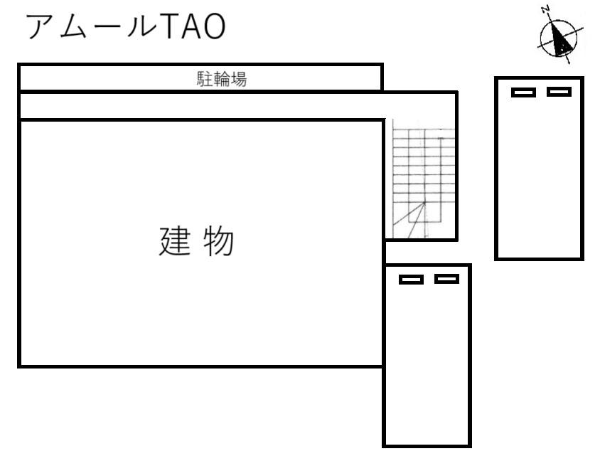 アムールTAOの駐車配置図