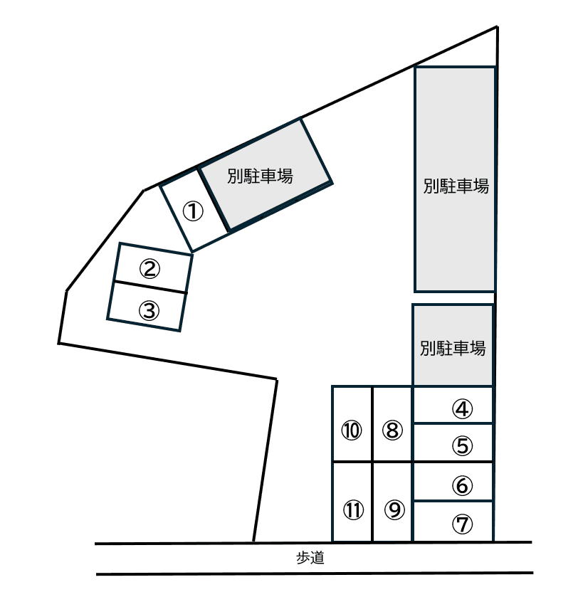 ブレイク小禄の駐車配置図