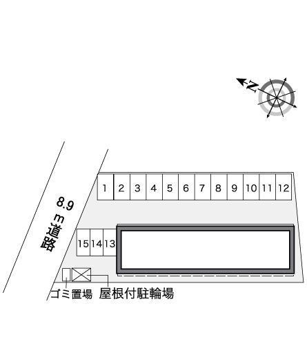 グリチネ(36481)の駐車配置図