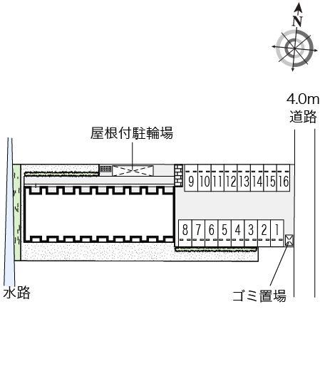 リッチヒル(52585)の駐車配置図