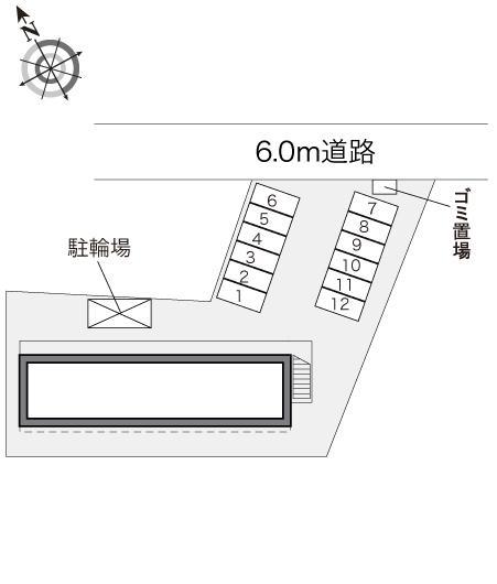 有明(17318)の駐車配置図