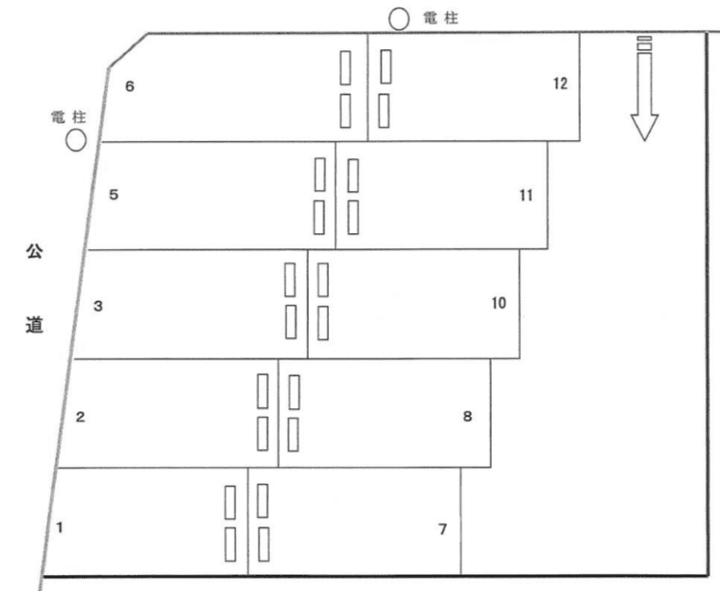 ２１の駐車配置図