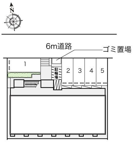 鷹合(12773)の駐車配置図