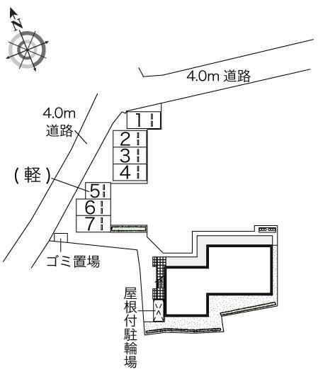 トゥー　ル　モンドⅡ(46494)の駐車配置図