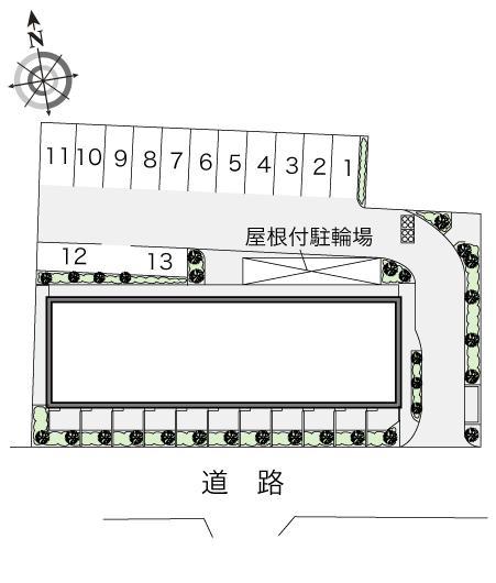 東豊中(14124)の駐車配置図