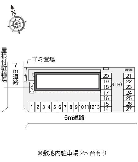 ＲＩＯ　ＤＥ　ＮＡＧＡＲＡ(15047)の駐車配置図