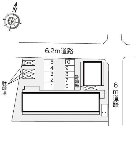 フォレスト錦(19550)の駐車配置図
