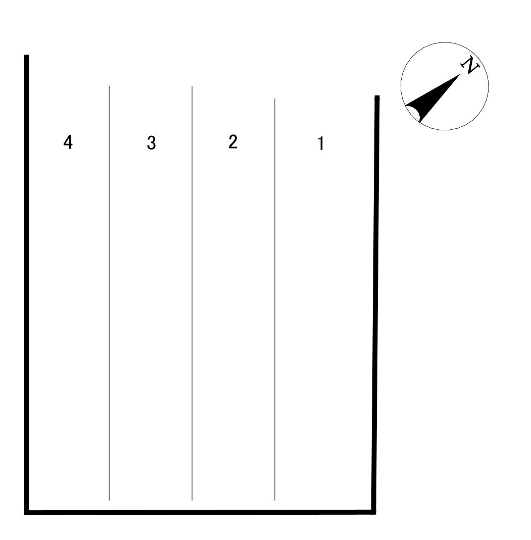 東久保田町エス・ガレージの駐車配置図