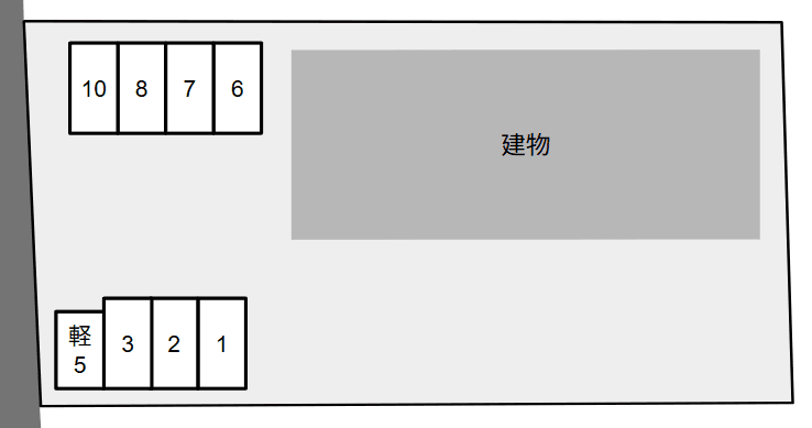 Ｓｕｎｒｉｓｅの駐車配置図