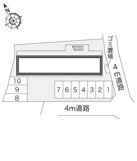 常盤町(16259)の駐車配置図