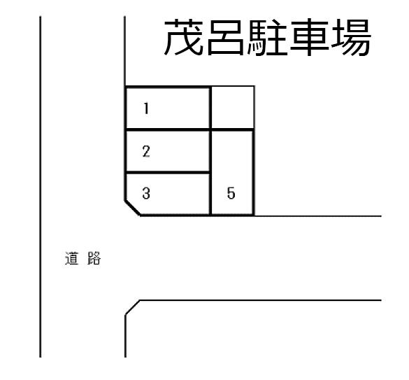 茂呂駐車場の駐車配置図