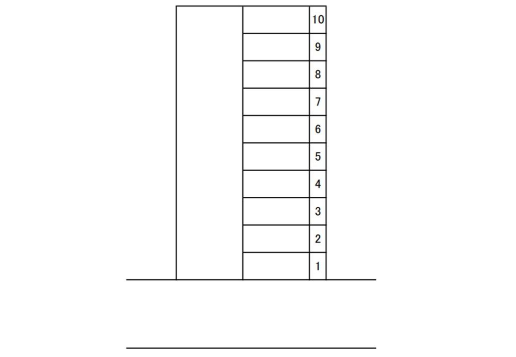 八幡田第2駐車場の駐車配置図