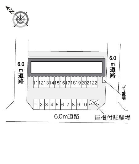 サクランボヒルズ(33569)の駐車配置図