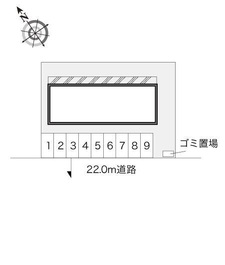 れんげそう(20470)の駐車配置図