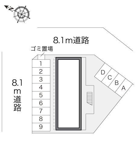 Ｍｅｕｂｌｅ(17150)の駐車配置図