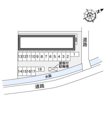 桃李成蹊(25213)の駐車配置図