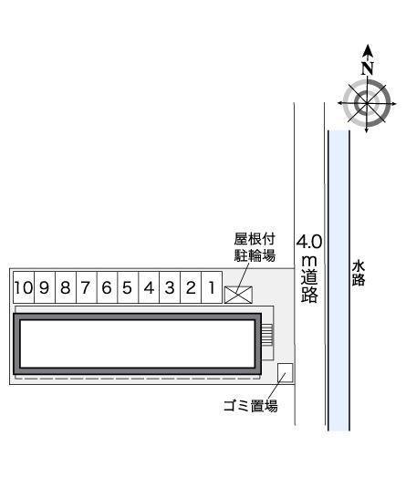 安長(25445)の駐車配置図