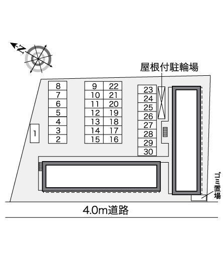 ＥＰ４(35294)の駐車配置図