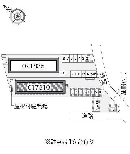 平窪(17310)の駐車配置図