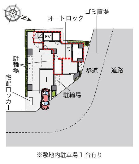 ＬＯＶＩＥ文京音羽(57490)の駐車配置図