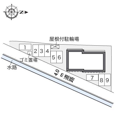 メゾネット島(31362)の駐車配置図