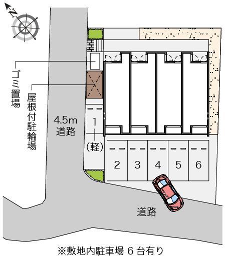 クレイノＷＩＮＤＳ　Ⅵ(56536)の駐車配置図