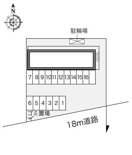 マーブル(13402)の駐車配置図