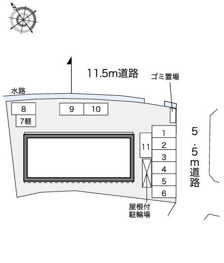 大和春日(42681)の駐車配置図