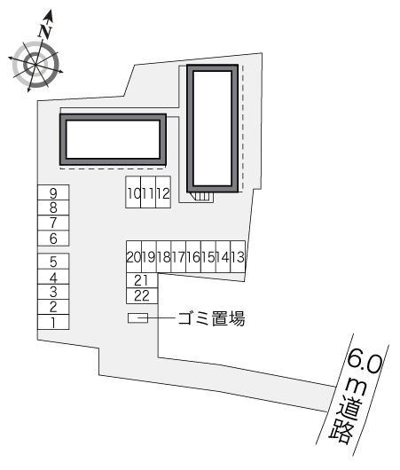 コンフォート(22346)の駐車配置図