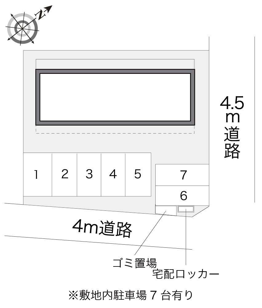 エーゼ(10070)の駐車配置図
