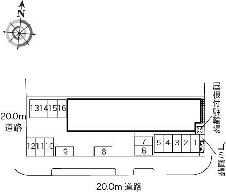 ＳＡＫＵＲＡ(42677)の駐車配置図