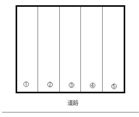 ｵｰﾄ･ｽｸｳｪｱｰ薬師2の駐車配置図