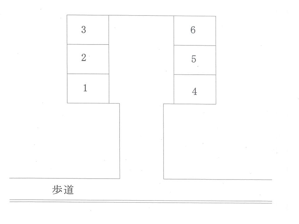 細田栄町駐車場の駐車配置図
