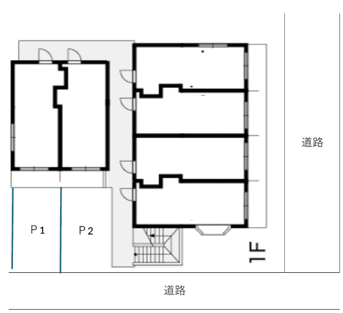 フェリス成城の駐車配置図