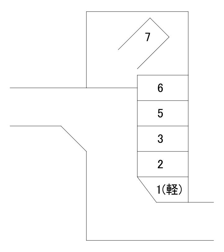 小林駐車場の駐車配置図