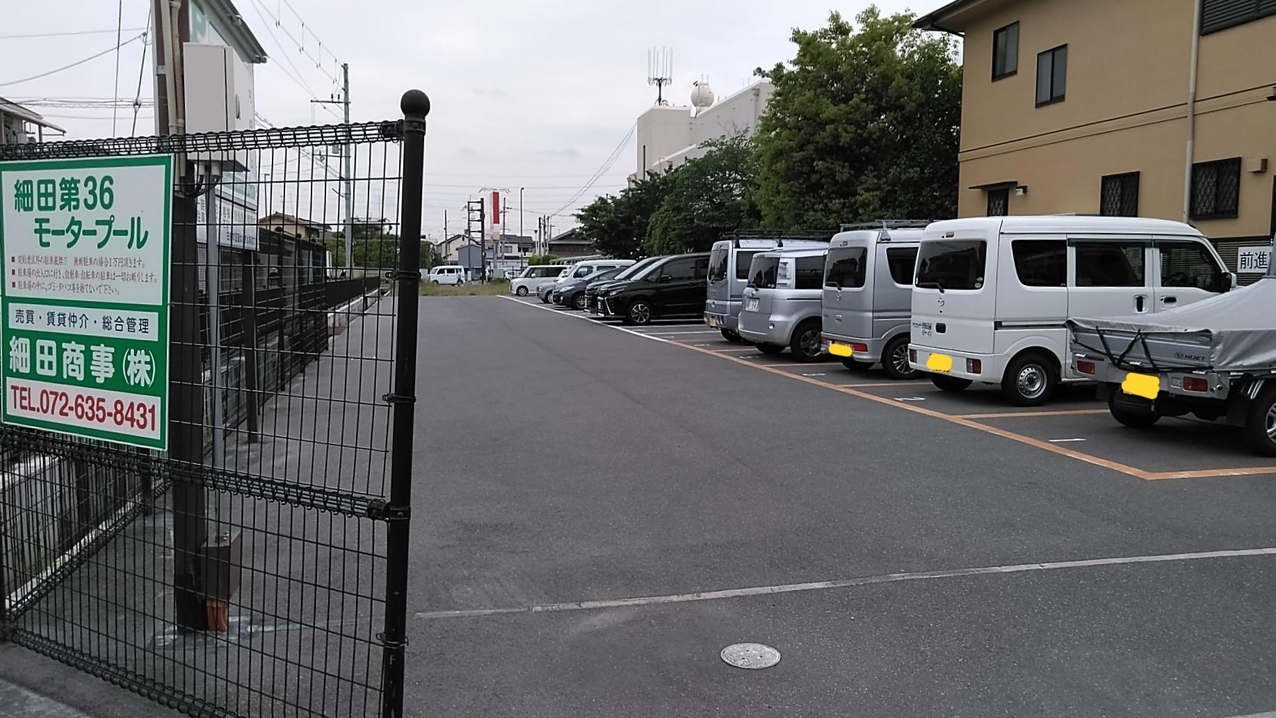 細田第36モータープールの外観・駐車場イメージ1枚目