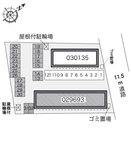 シーサイドパルⅠ(29693)の駐車配置図