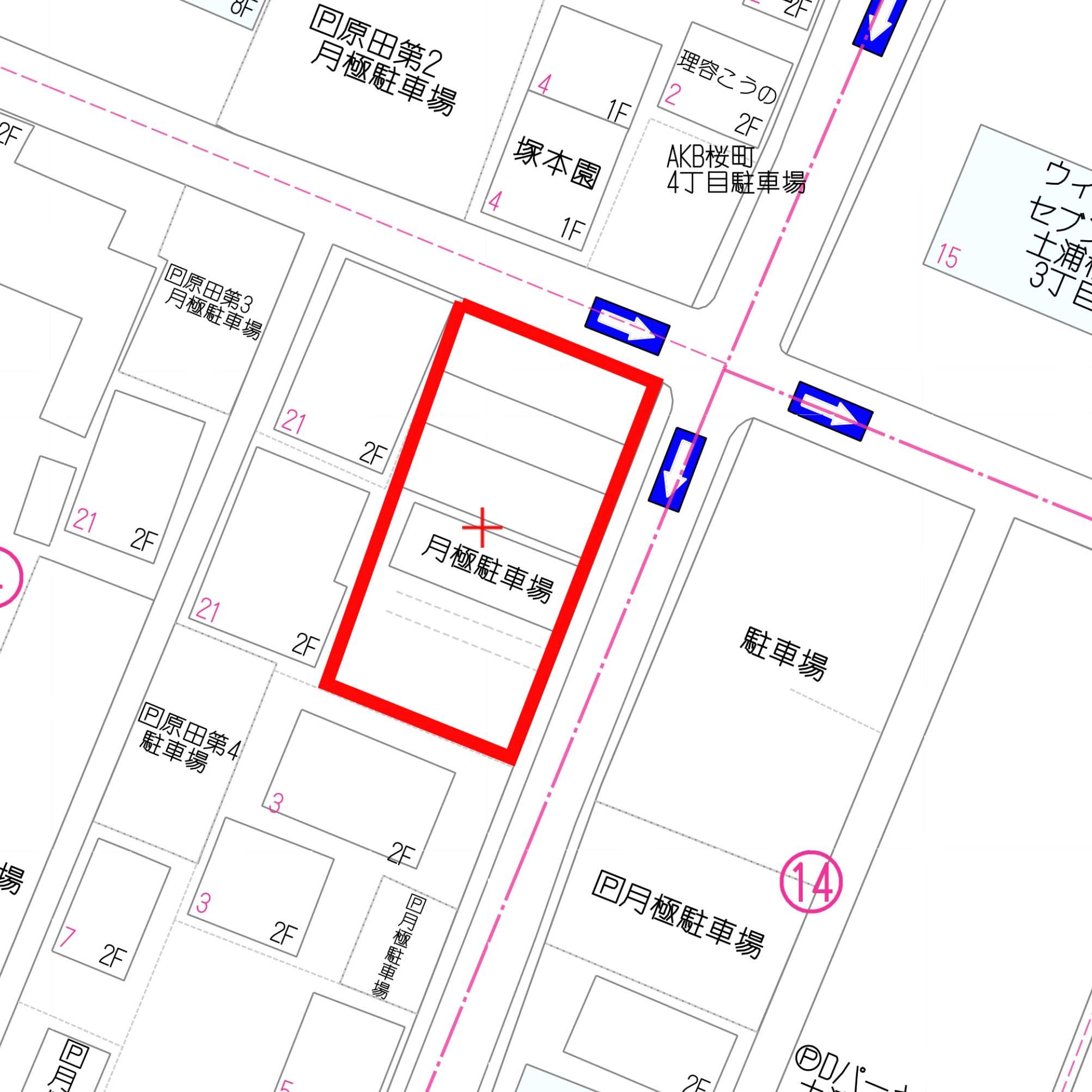 原田第１駐車場の外観・駐車場イメージ1枚目