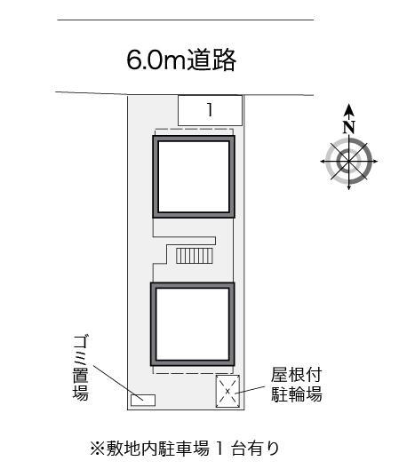 西賀茂(37337)の駐車配置図