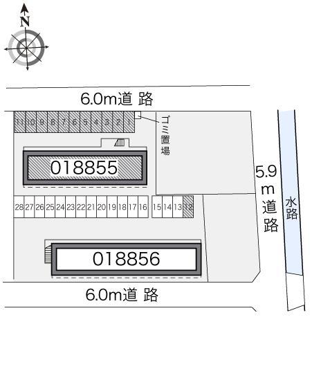 ドリームⅠ(18855)の駐車配置図