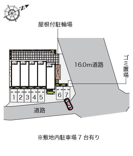 ソワ　メゾンⅣ(44577)の駐車配置図