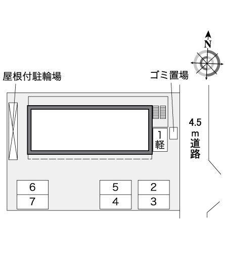ＨＡＬ(37034)の駐車配置図