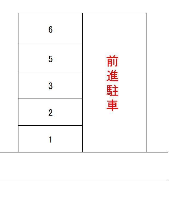 前澤駐車場の駐車配置図