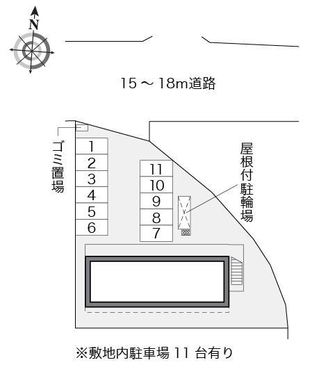 桜(17340)の駐車配置図