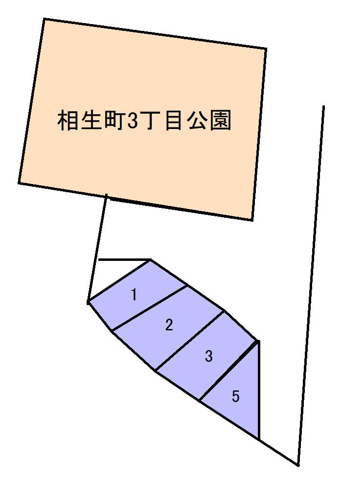 第12村橋モータープールの駐車配置図
