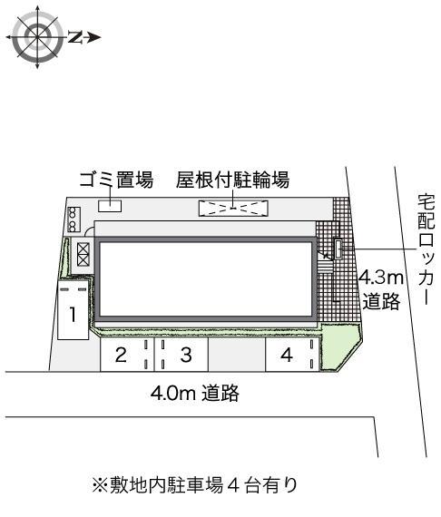 鳴滝(46519)の駐車配置図