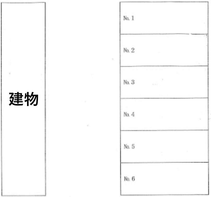1.桜井月極駐車場の駐車配置図